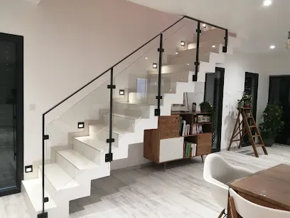 Image de K-Escaliers - Escalier suspendu, escalier intérieur & escalier extérieur, rampe d'escalier ou garde corps pour vos escaliers